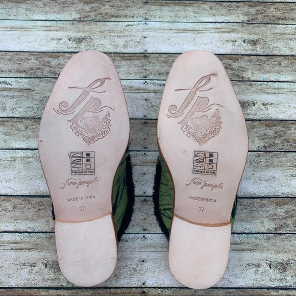 Free people butterfly faux fur lined mule - Picture 12 of 15